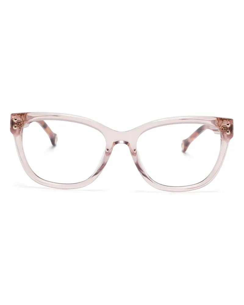 Carolina Herrera New York Brille mit eckigem Gestell - Rosa Rosa
