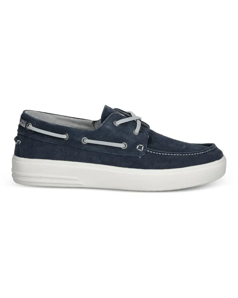 Napapijri Bark suede boat shoes - Blau Blau