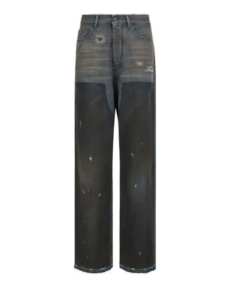 Amiri Ausgeblichene Carpenter Jeans - Schwarz Schwarz