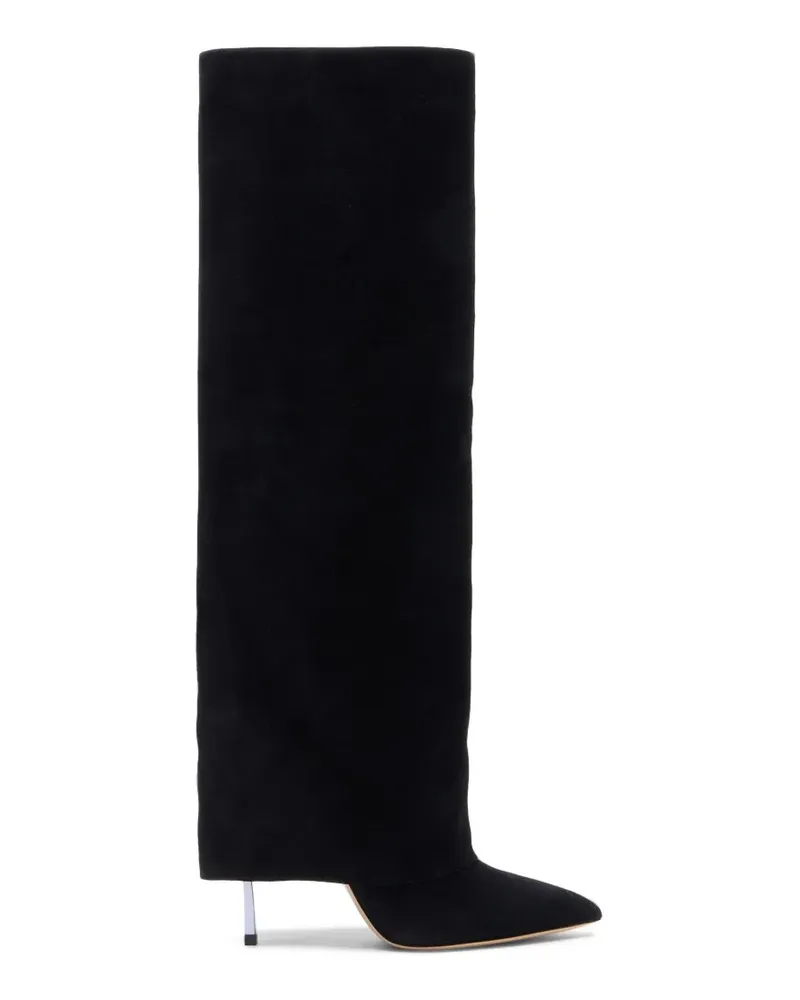 Casadei Blade Berlino Stiefel aus Wildleder - Schwarz Schwarz