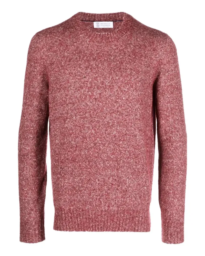 Brunello Cucinelli textured-knit sweater - Rot Rot