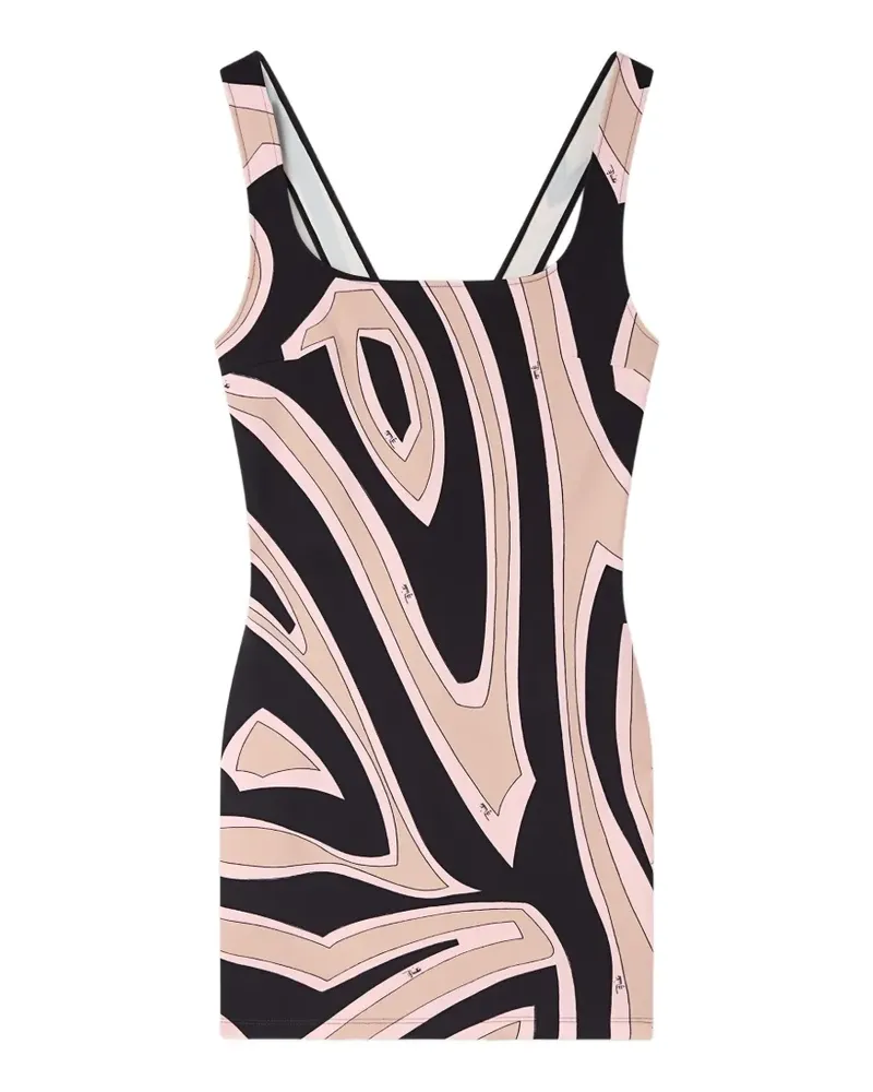 Emilio Pucci Labirinto Kleid mit Print - Schwarz Schwarz