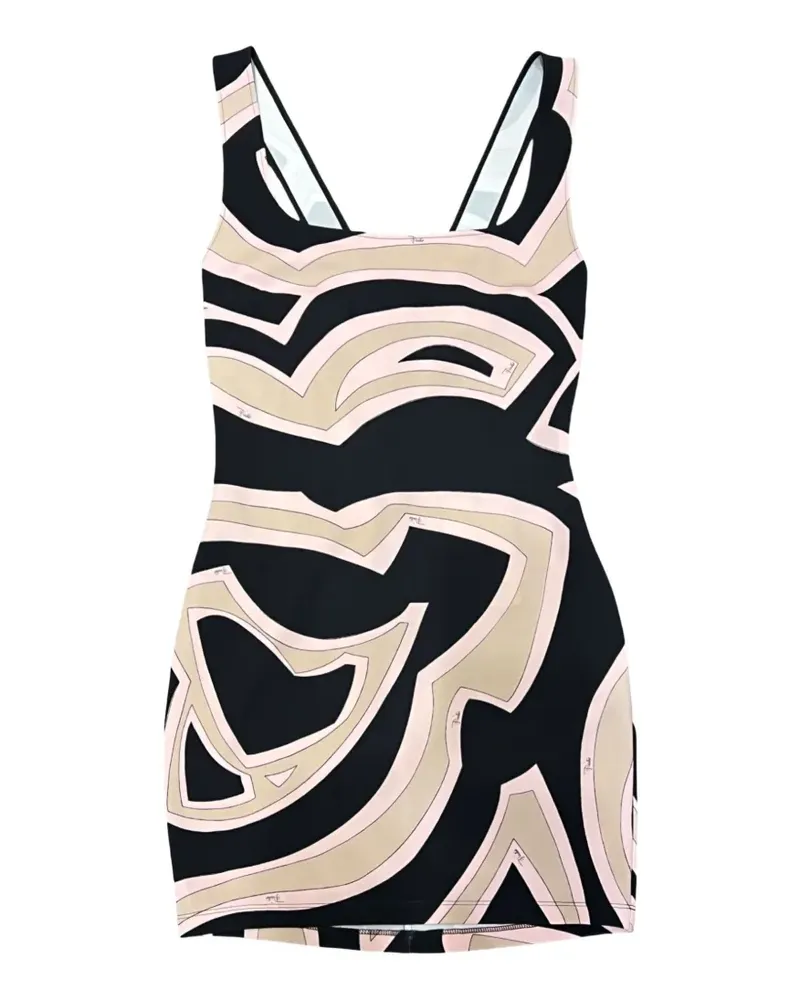 Emilio Pucci patterned dress - Schwarz Schwarz
