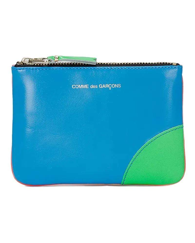 Comme des Garçons logo-print pouch - Blau Blau