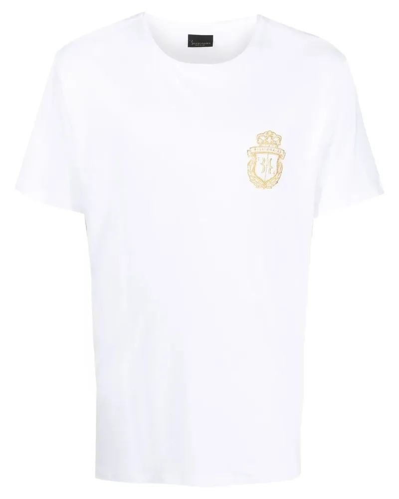Billionaire T-Shirt mit Wappen - Weiß Weiß