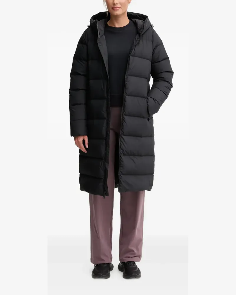 Jack Wolfskin Frozen Palace hooded padded coat - Schwarz Schwarz