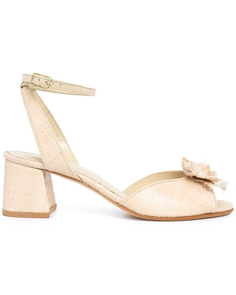 Sarah Chofakian Cottage Sandalen 45mm - Nude Nude