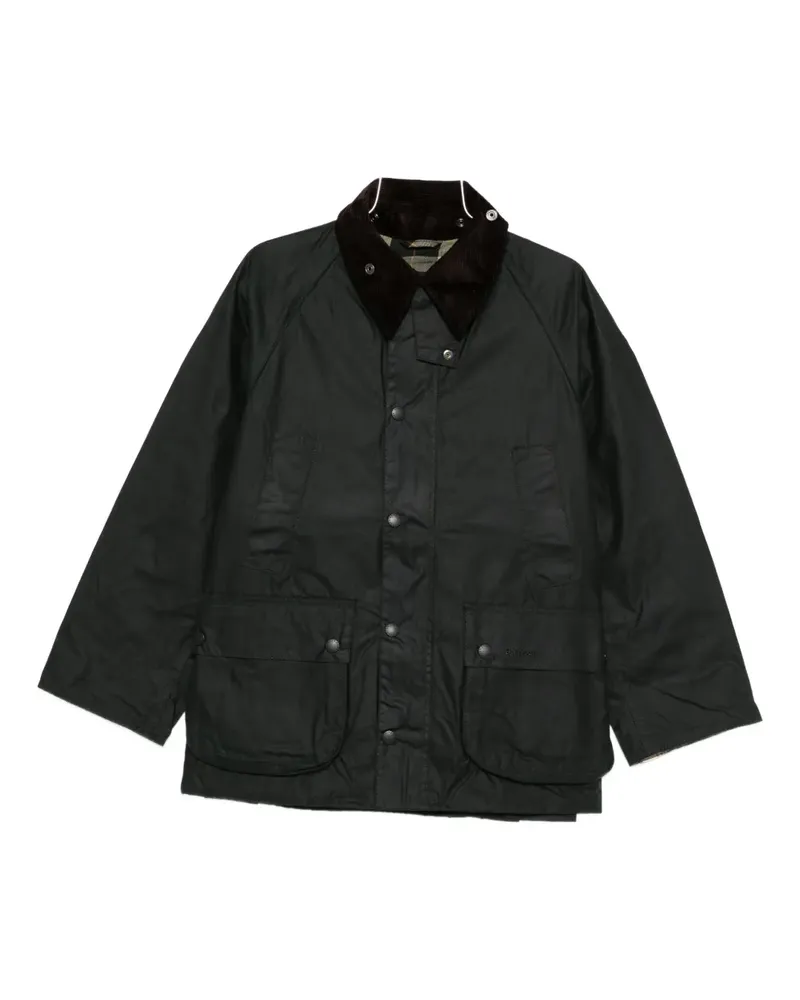 Barbour Mantel mit Cordkragen - Grün Grün
