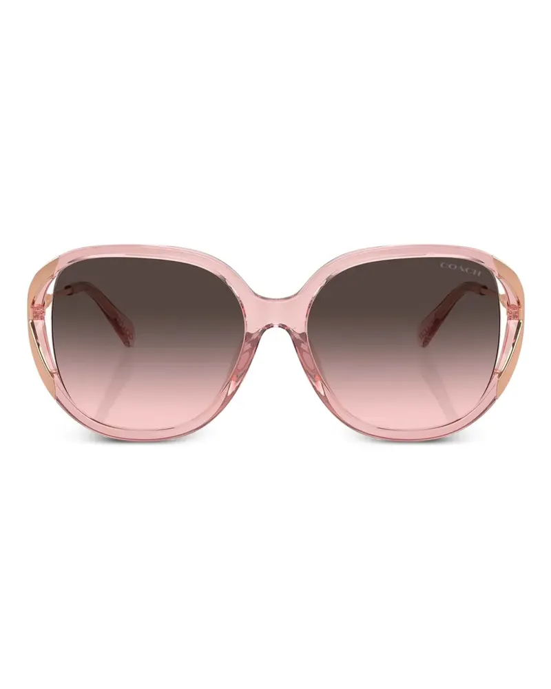 Coach gradient-lens geometric-frame sunglasses - Rosa Rosa