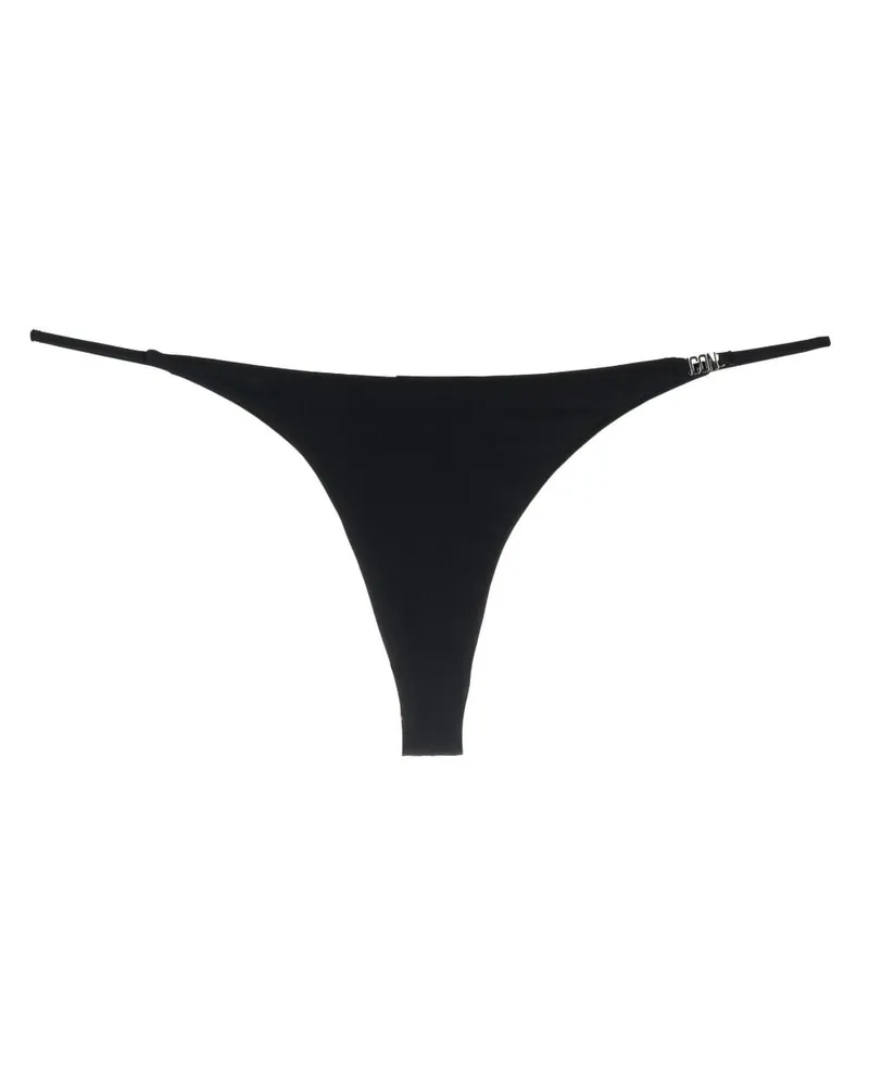 Dsquared2 Bikinihöschen mit Icon-Schild - Schwarz Schwarz