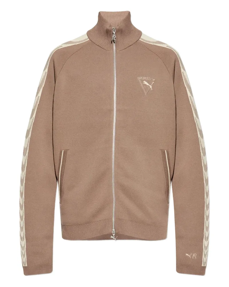 Puma x Represent Sweatshirt mit Logo-Stickerei - Braun Braun