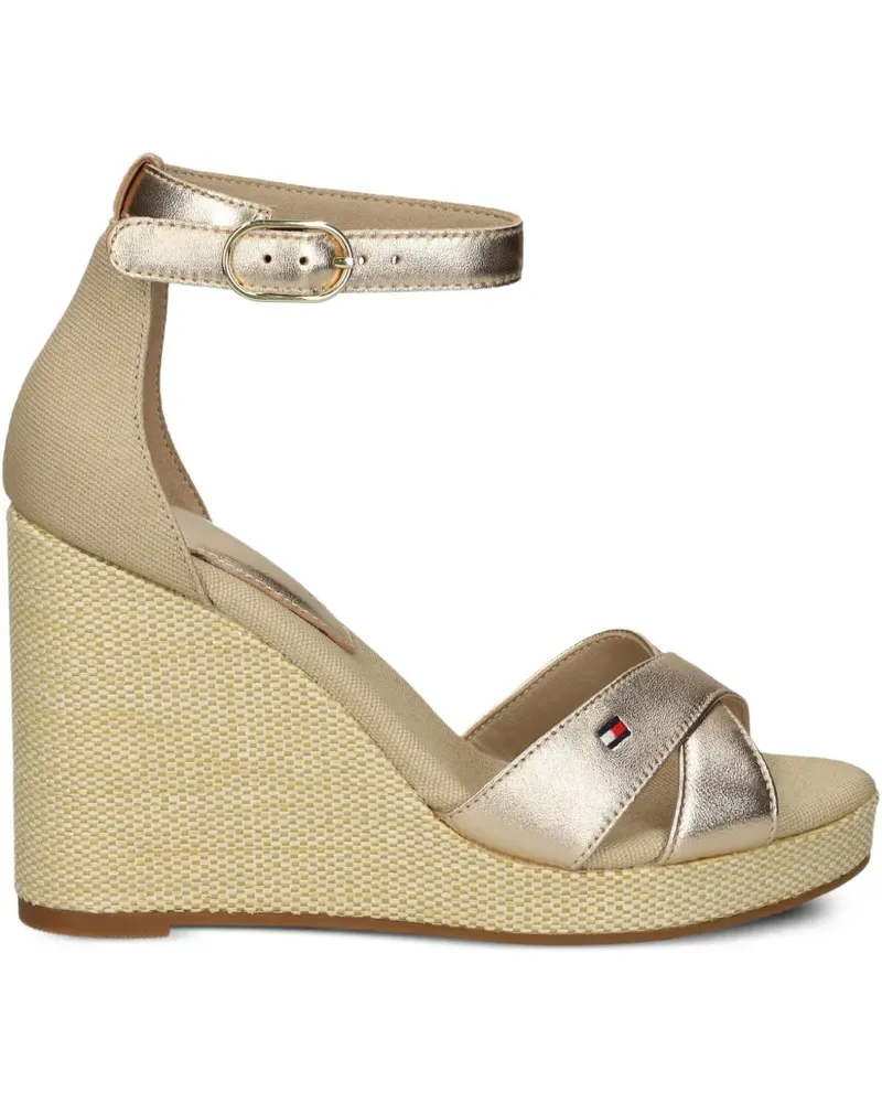 Tommy Hilfiger Sandalen aus Leder - Gold Gold