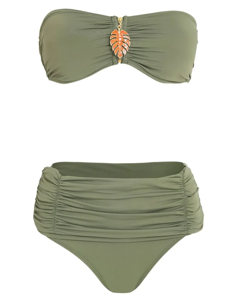 BRIGITTE Bikini mit Bandeau-Top - Grün Grün
