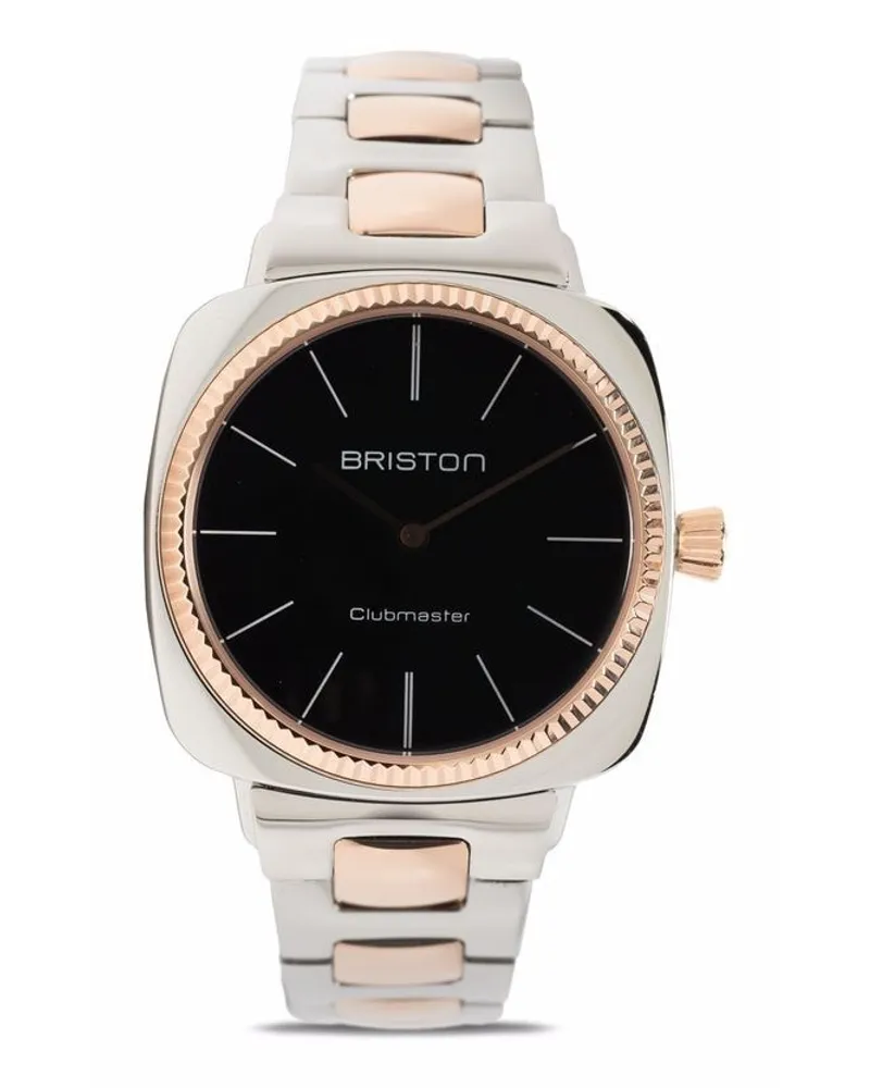 BRISTON Clubmaster Elegant Armbanduhr 37mm Silber