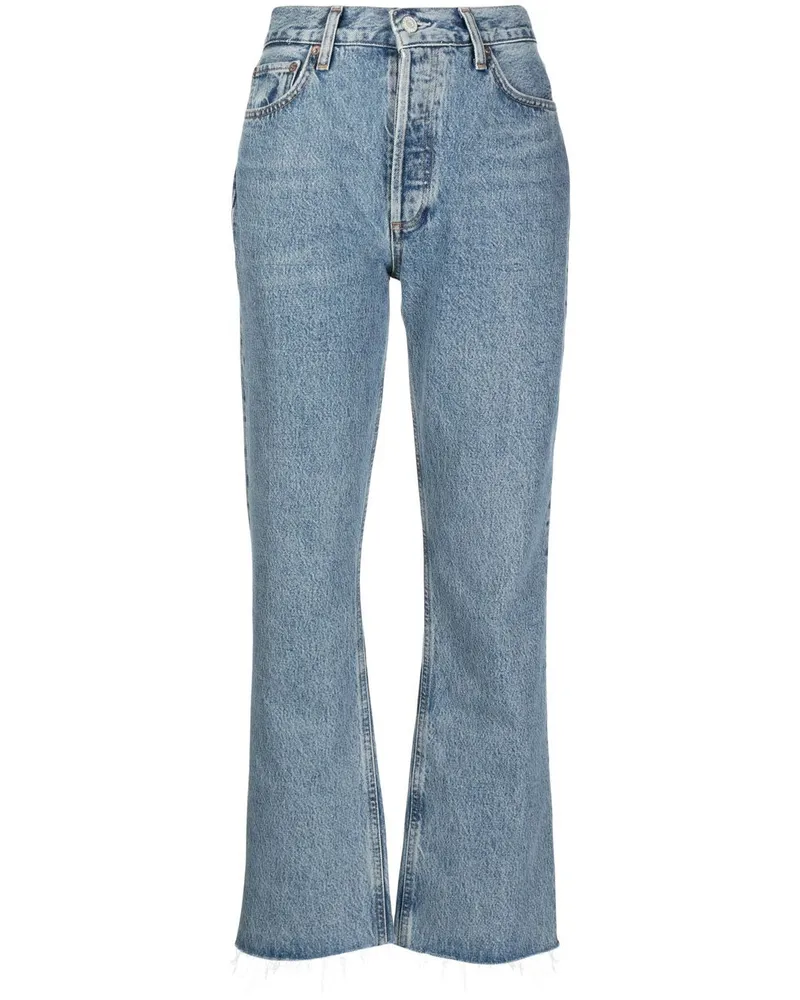AGOLDE Bite Schlagjeans - Blau Blau