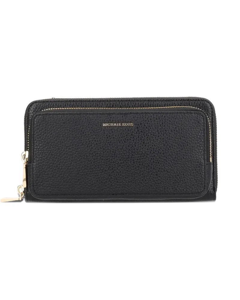 Michael Kors zipped long wallet - Schwarz Schwarz
