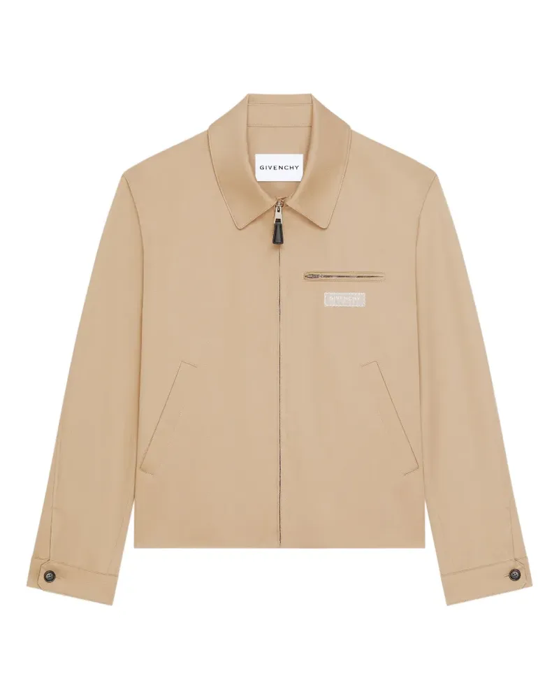 Givenchy Harrington Jacke mit Logo - Nude Nude