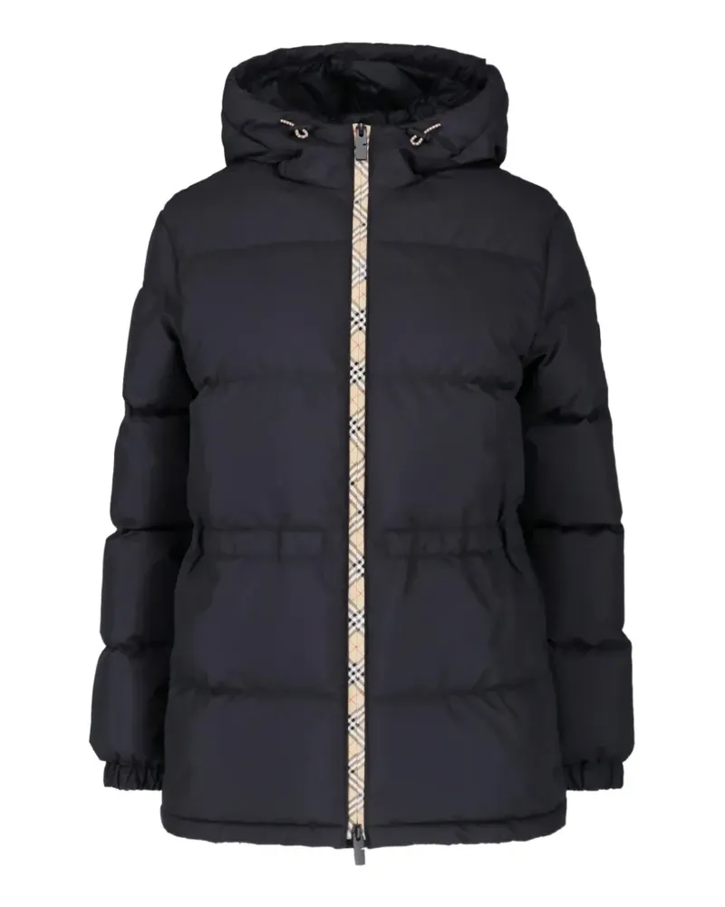 Burberry quilted hooded jacket - Schwarz Schwarz