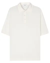 LARDINI Poloshirt mit Lochstrickmuster Nude