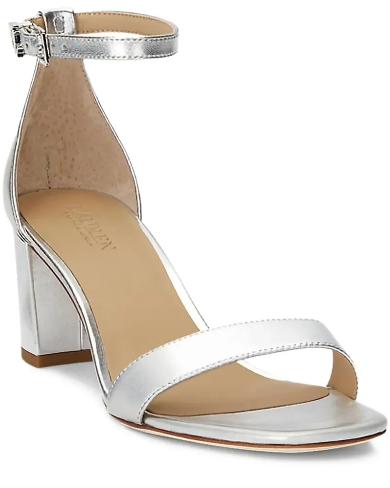 Ralph Lauren Sandalen im Metallic-Look - Silber Silber