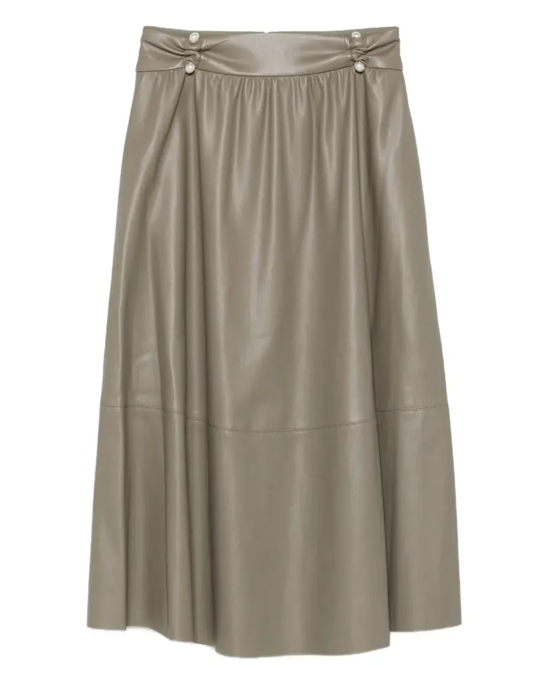 Liu Jo Rock mit Knopfdetail - Grau Grau