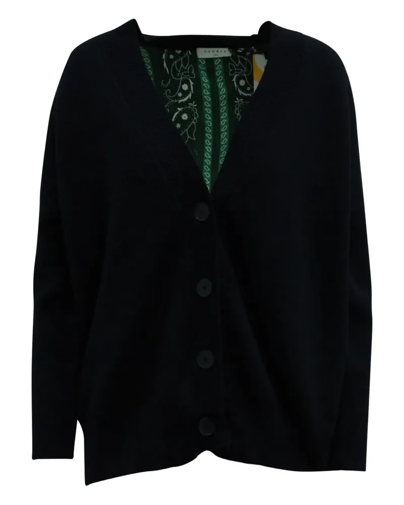 Sandro v-neck cardigan - Blau Blau