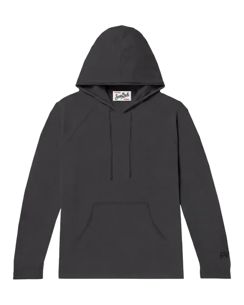 MC2 Saint Barth Hoodie mit Tasche - Schwarz Schwarz