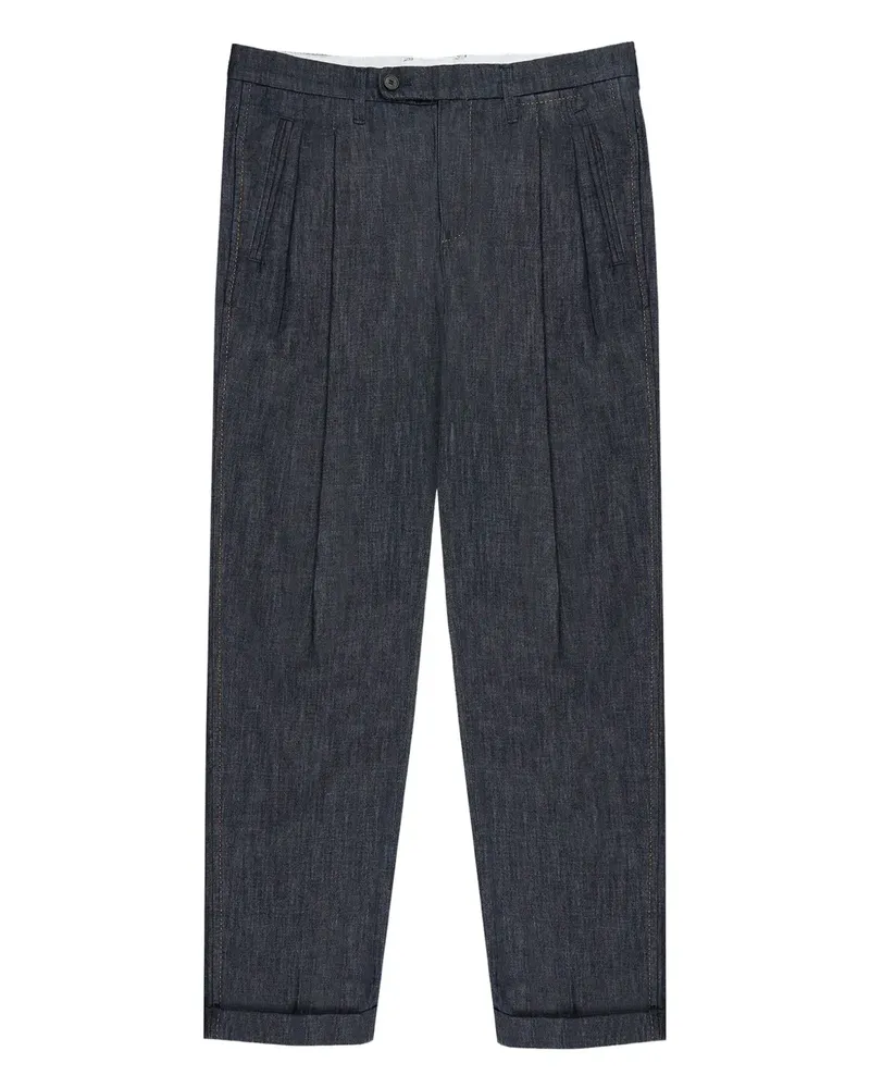 Slowear Hose im Five-Pocket-Design - Blau Blau