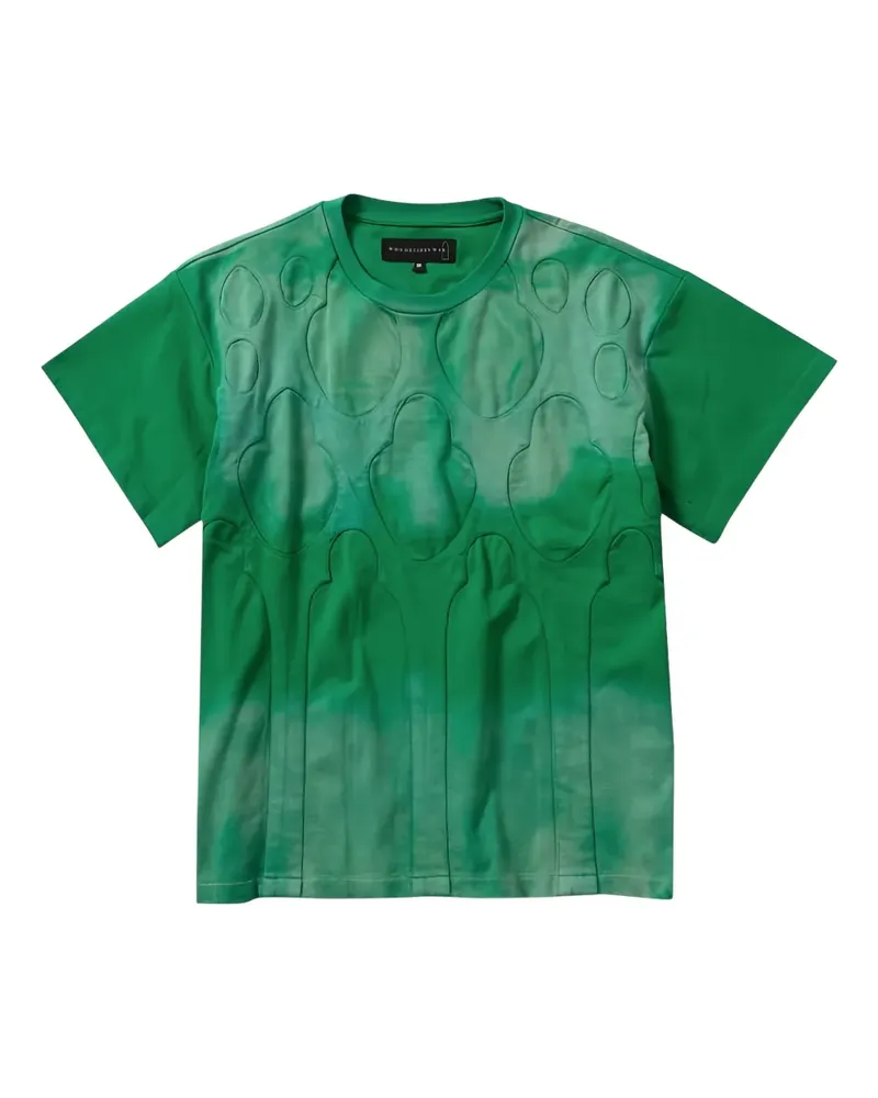 WHO DECIDES WAR T-Shirt mit Batikmuster - Grün Grün