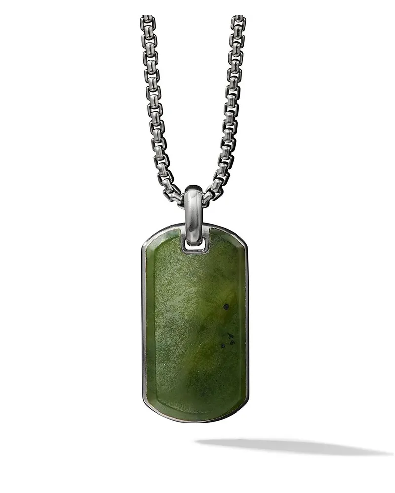 David Yurman Chevron Anhänger aus Sterlingsilber 35mm Silber