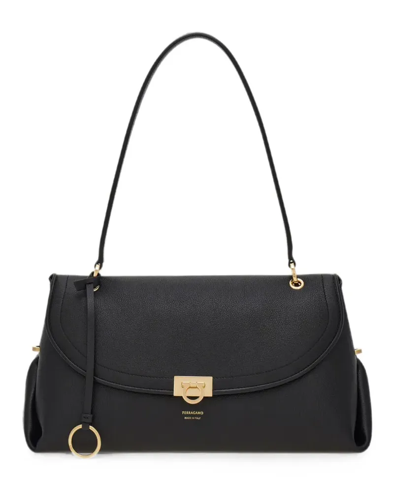 Ferragamo Gancini handbag (M) - Schwarz Schwarz