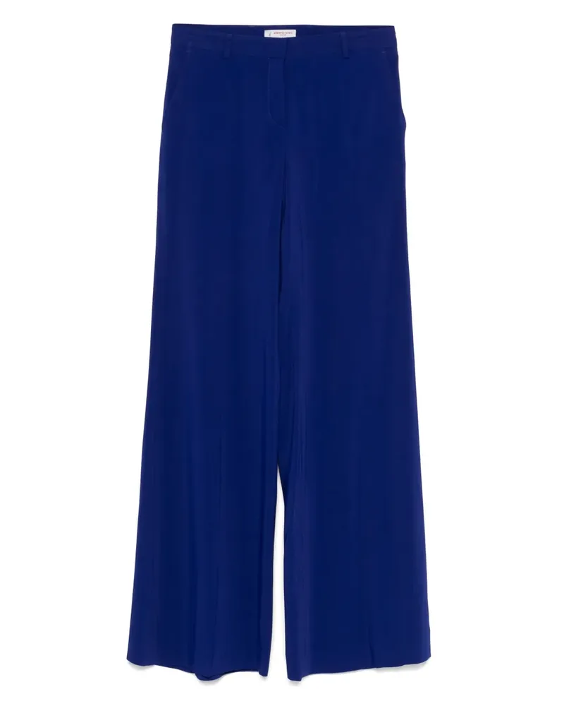 Alberto Biani Palazzohose aus Krepp - Blau Blau