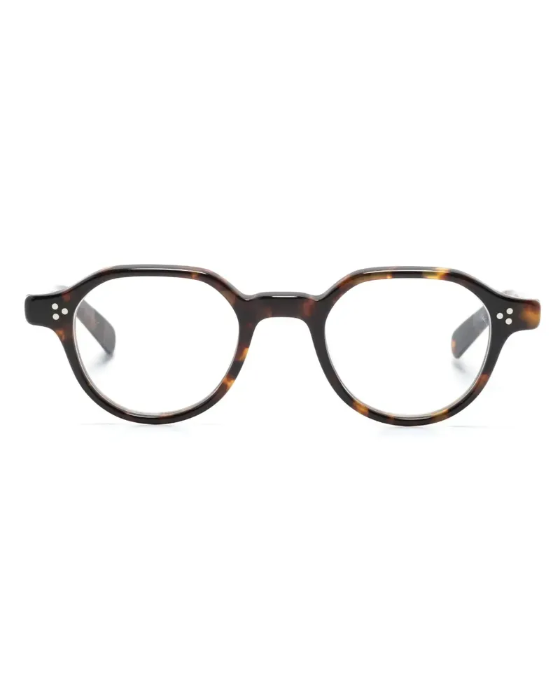 EYEVAN 7285 Runde Brille in Schildpattoptik - Braun Braun