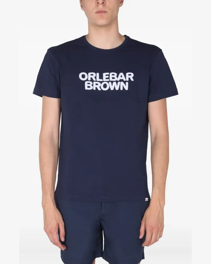 Orlebar Brown logo-print T-shirt - Blau Blau