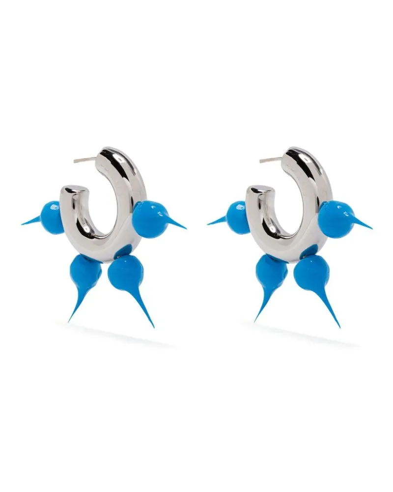 SUNNEI Creolen mit Nieten - Silber Silber