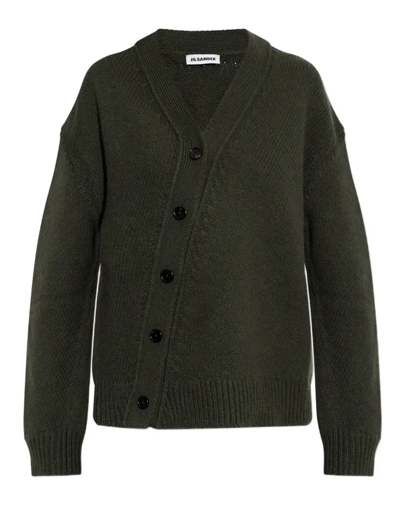 Jil Sander Cardigan mit V-Ausschnitt - Grün Grün