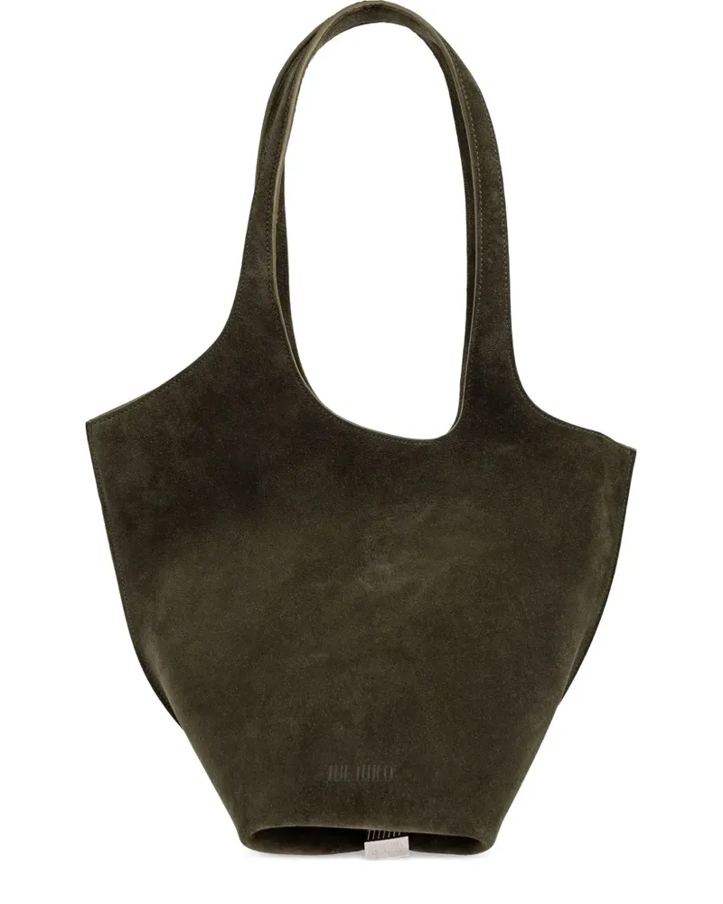 ATTICO medium La Scoop suede top-handle tote bag - Grün Grün