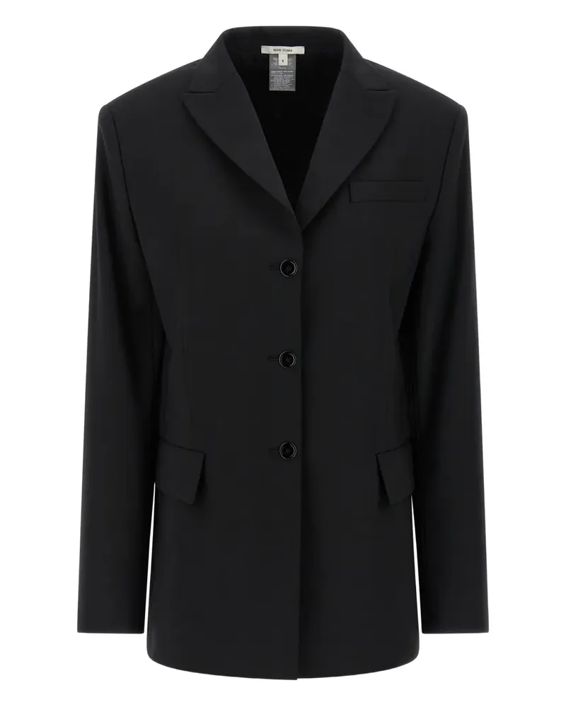 Nensi Dojaka Blazer mit steigendem Revers - Schwarz Schwarz