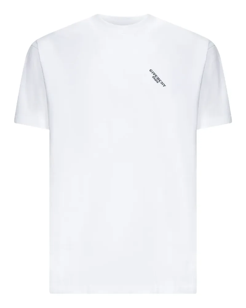 Givenchy T-Shirt mit Logo-Print - Weiß Weiß