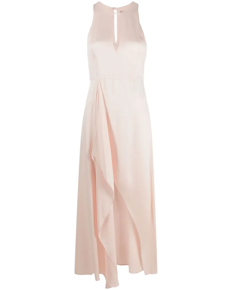 Twin-Set Asymmetrisches Satinkleid - Rosa Rosa
