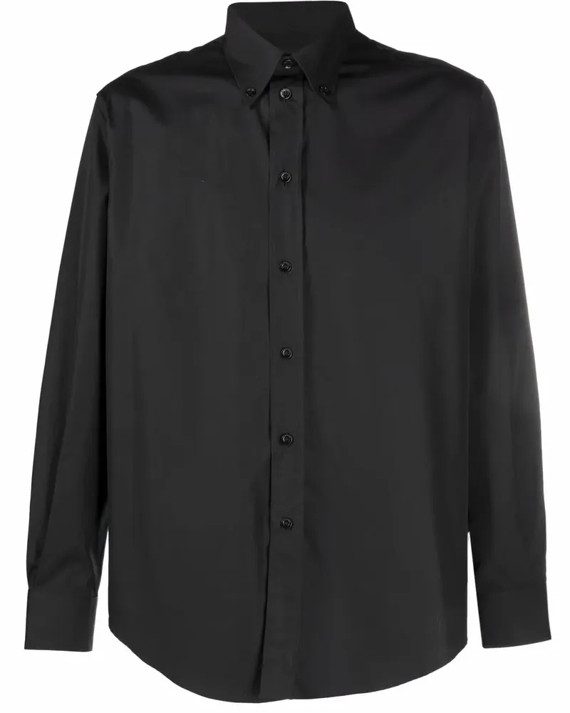 Moschino Langärmeliges Hemd - Schwarz Schwarz