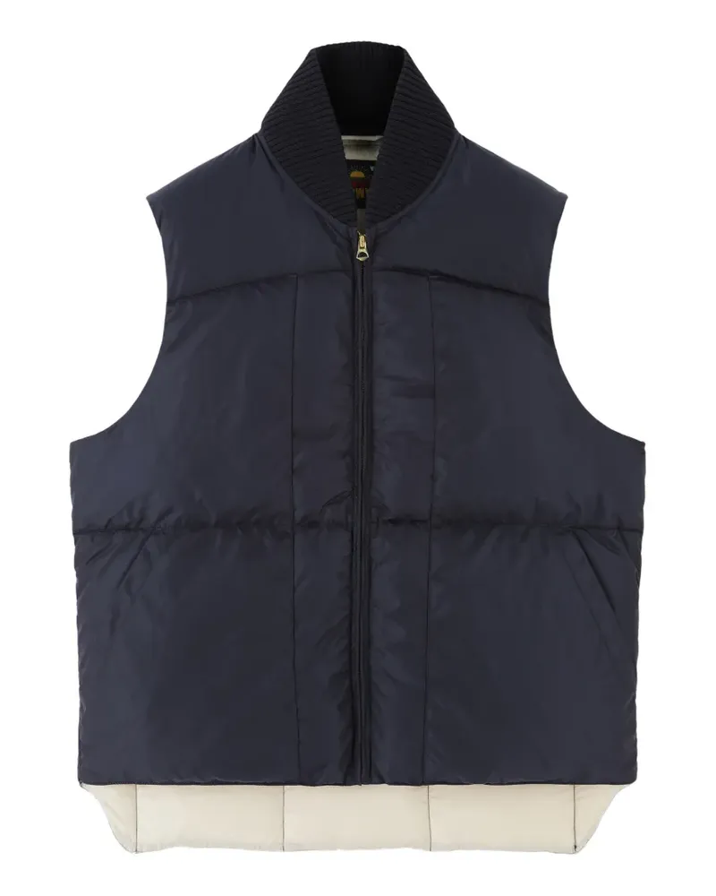 Fortela Queen quilted ribbed vest - Blau Blau