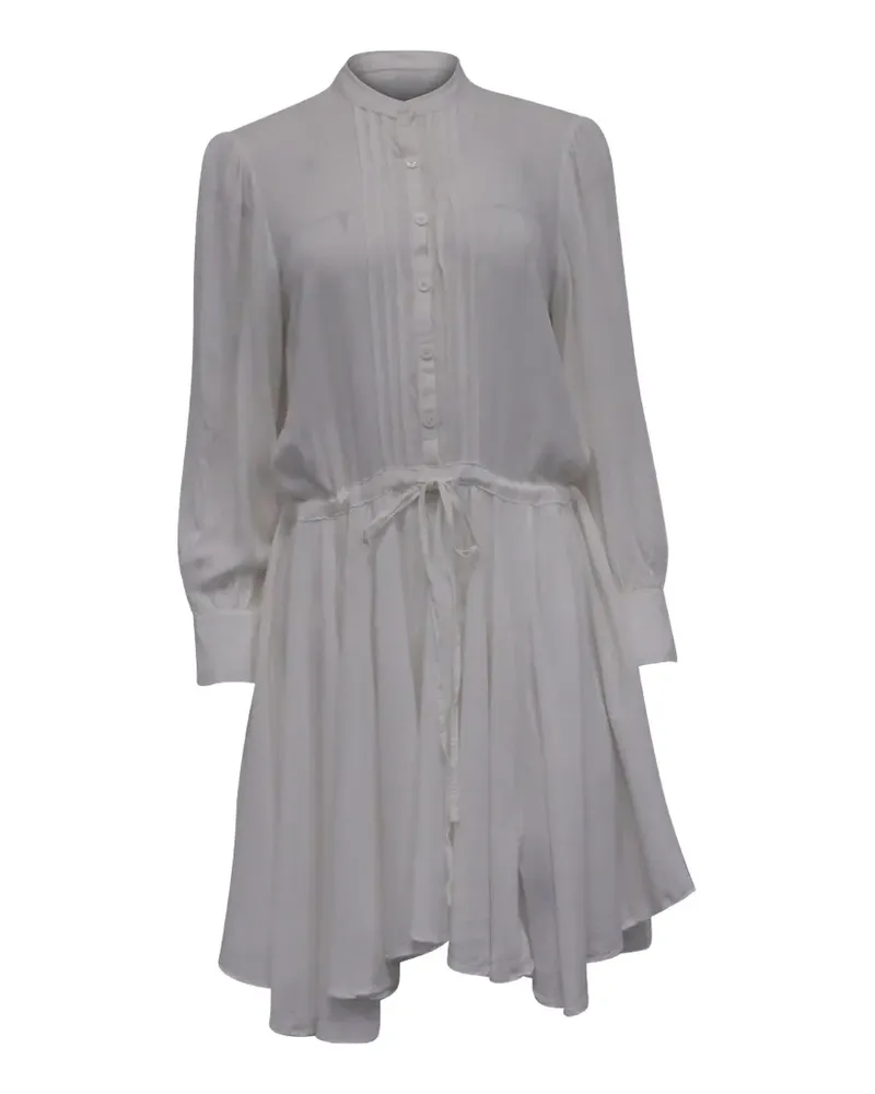 Zadig & Voltaire Ranil Minikleid mit Bindegürtel - Weiß Weiß