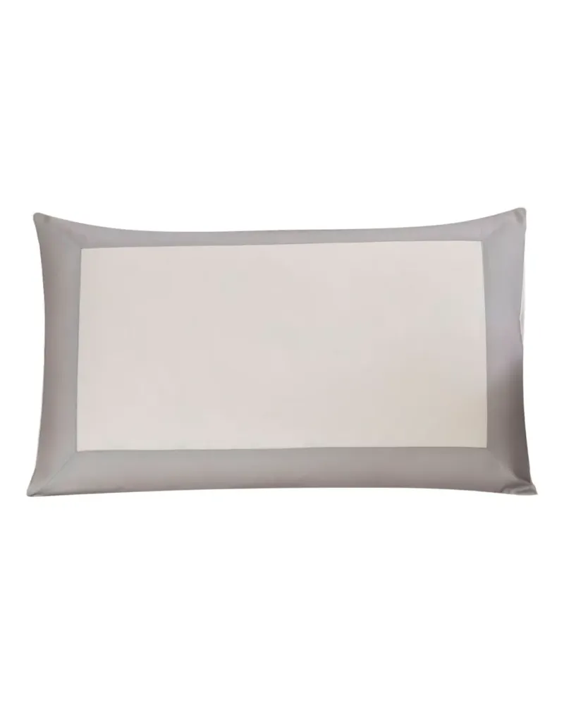 Frette bordered bold bedset - Weiß Weiß