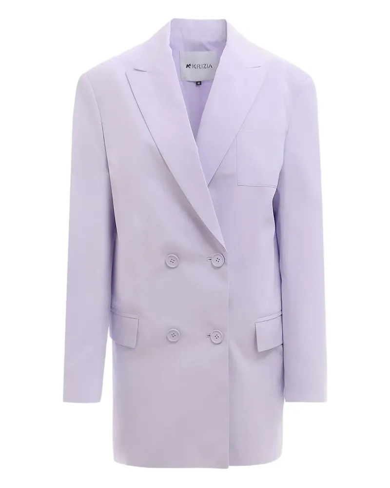 KRIZIA button jacket - Violett Violett