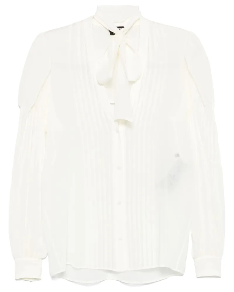 Tom Ford Hemd aus Krepp - Nude Nude