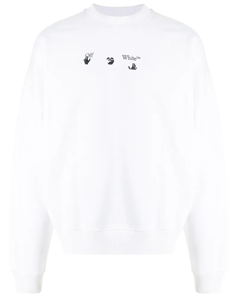 OFF-WHITE Spray Marker Arrows Sweatshirt - Weiß Weiß