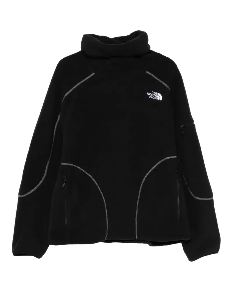 The North Face balaclava fleece jacket - Schwarz Schwarz