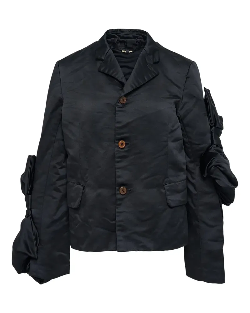 Comme des Garçons ribbon-detail jacket - Schwarz Schwarz