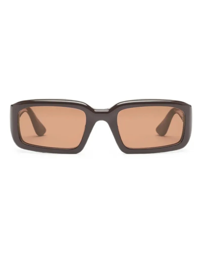 Port Tanger Mektoub rectangle-frame sunglasses - Braun Braun